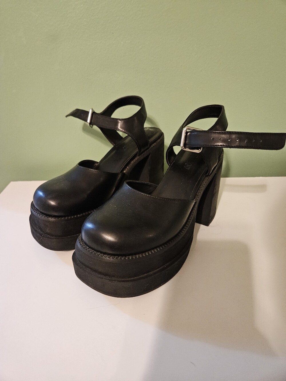 Current Mood Y2k Platform Mary Jane Heeled Shoes - Women